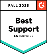 G2 Best Support, Enterprise, Fall 2026